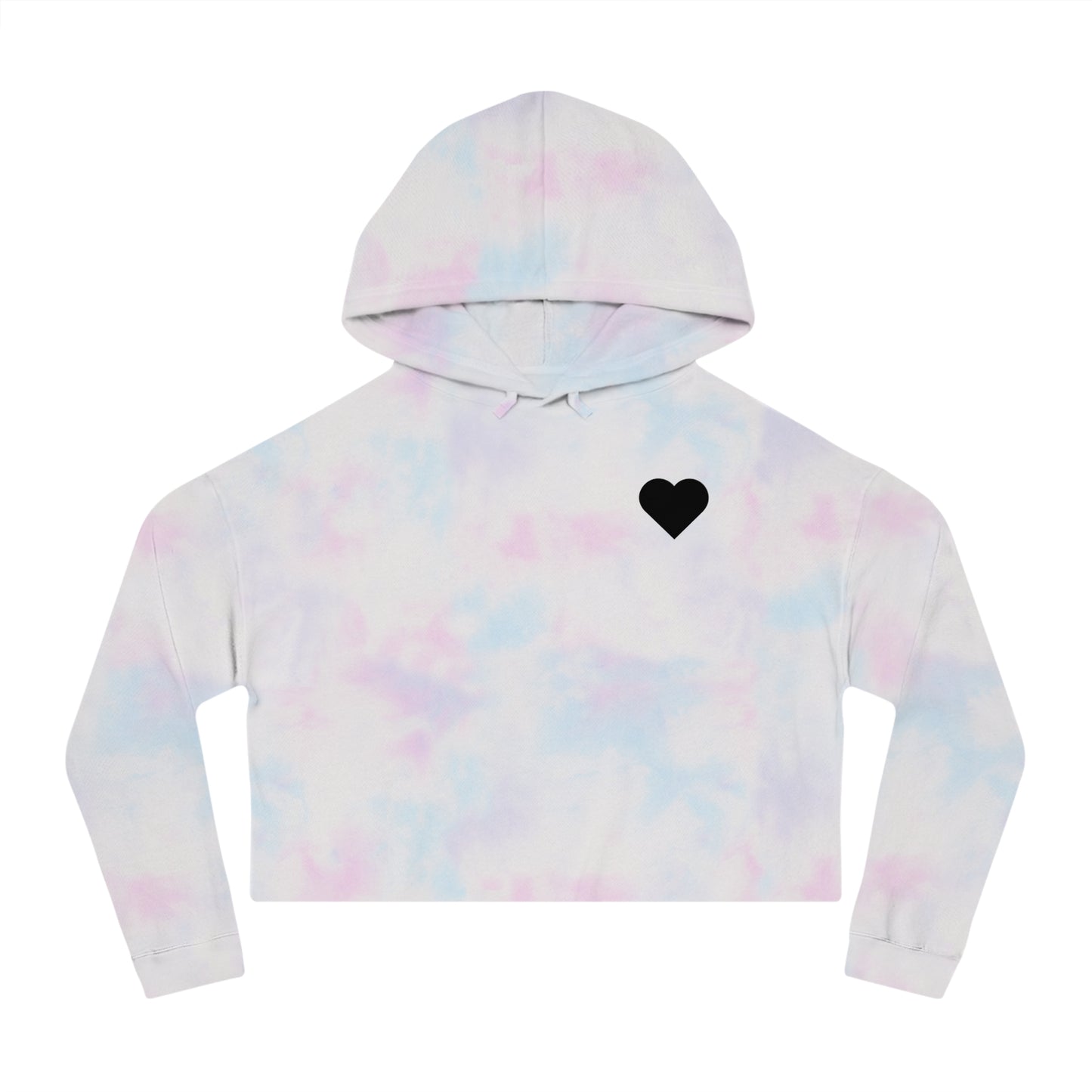 I Love Riding With Friends Women’s Cropped Hooded Sweatshirt
