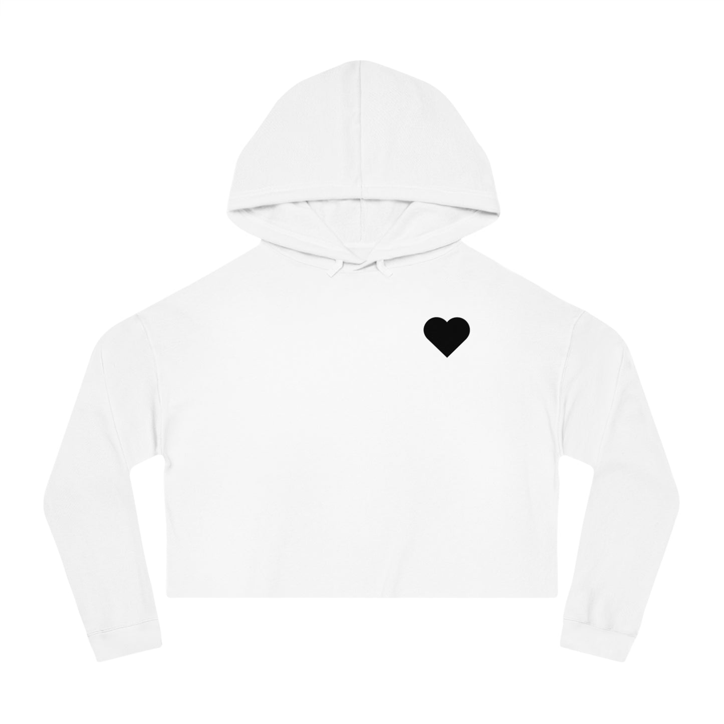 I Love Riding With Friends Women’s Cropped Hooded Sweatshirt