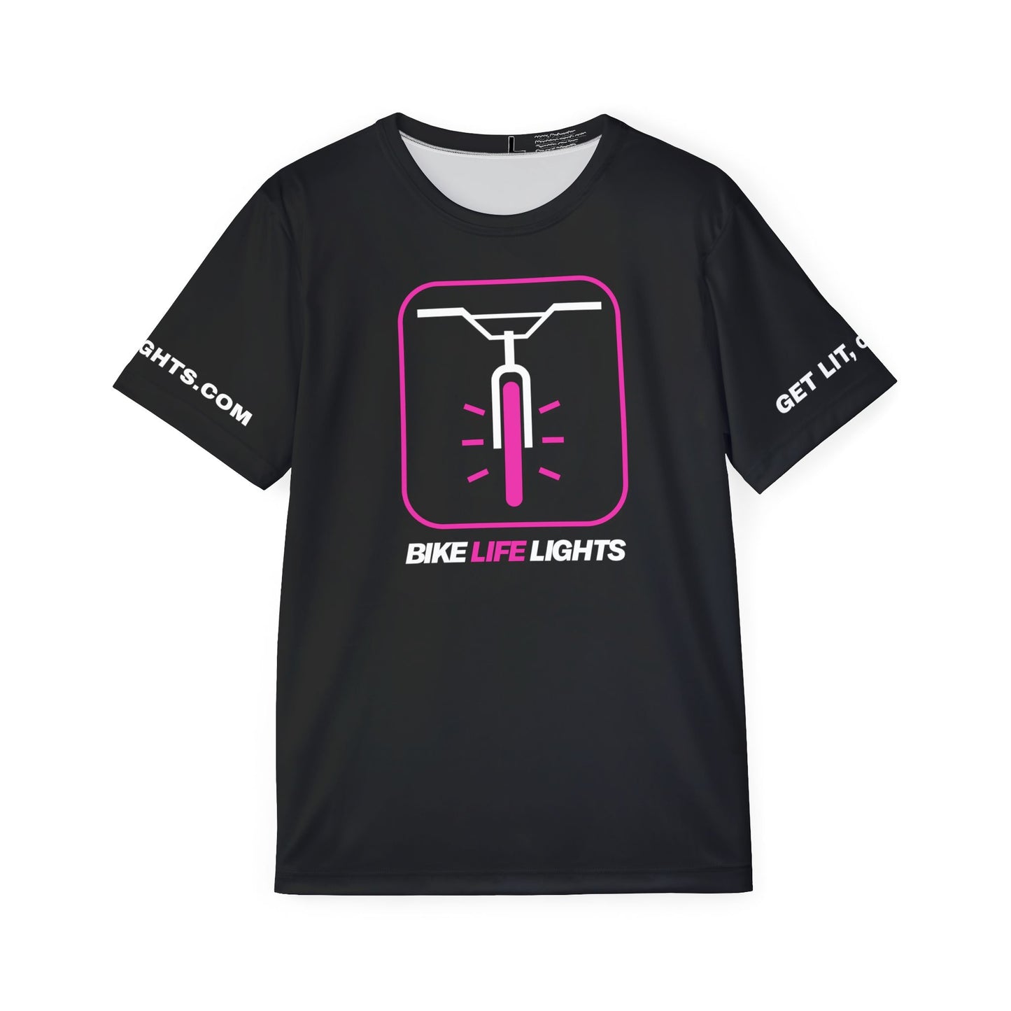 Men's Sports Jersey with Bike Life Lights Design, Cycling Apparel, Outdoor Gear, Unique Gift for Cyclists, Bike Lovers, Casual Wear