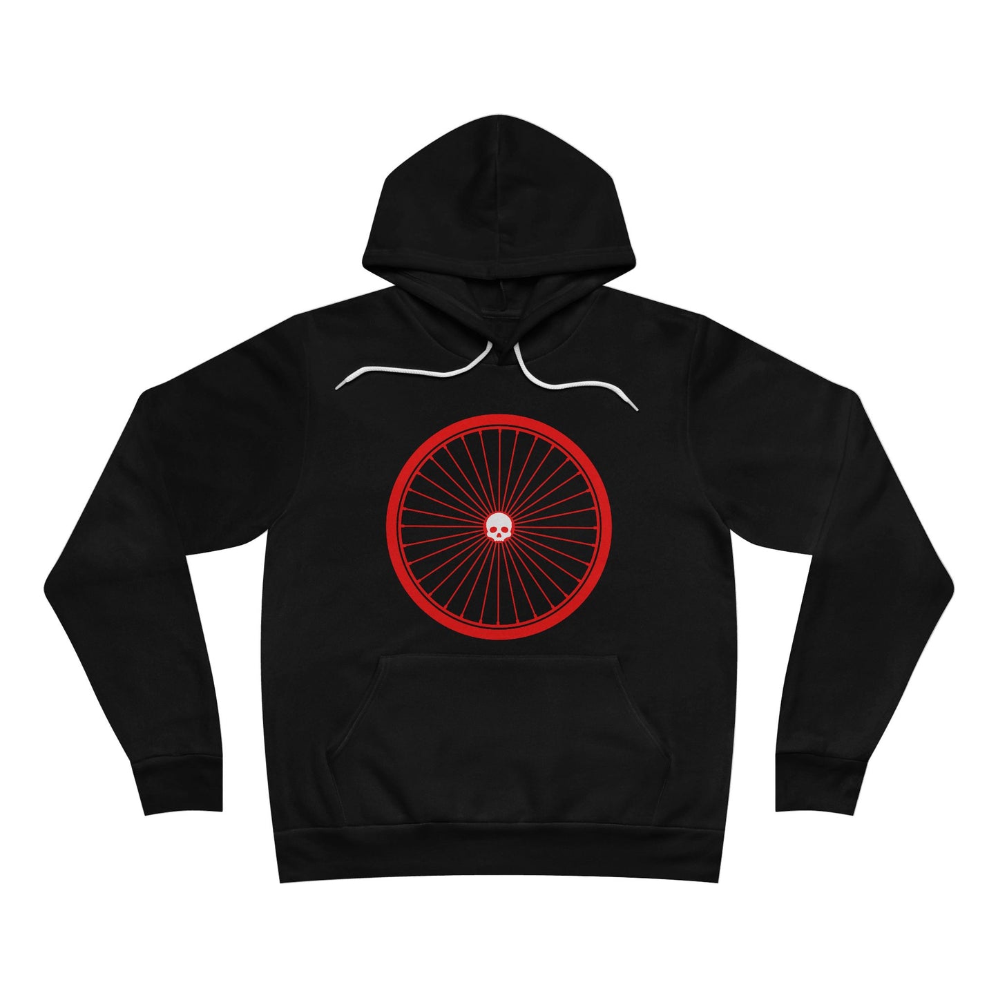 I Love Riding With Friend Skull Red Unisex Sponge Fleece Pullover Hoodie