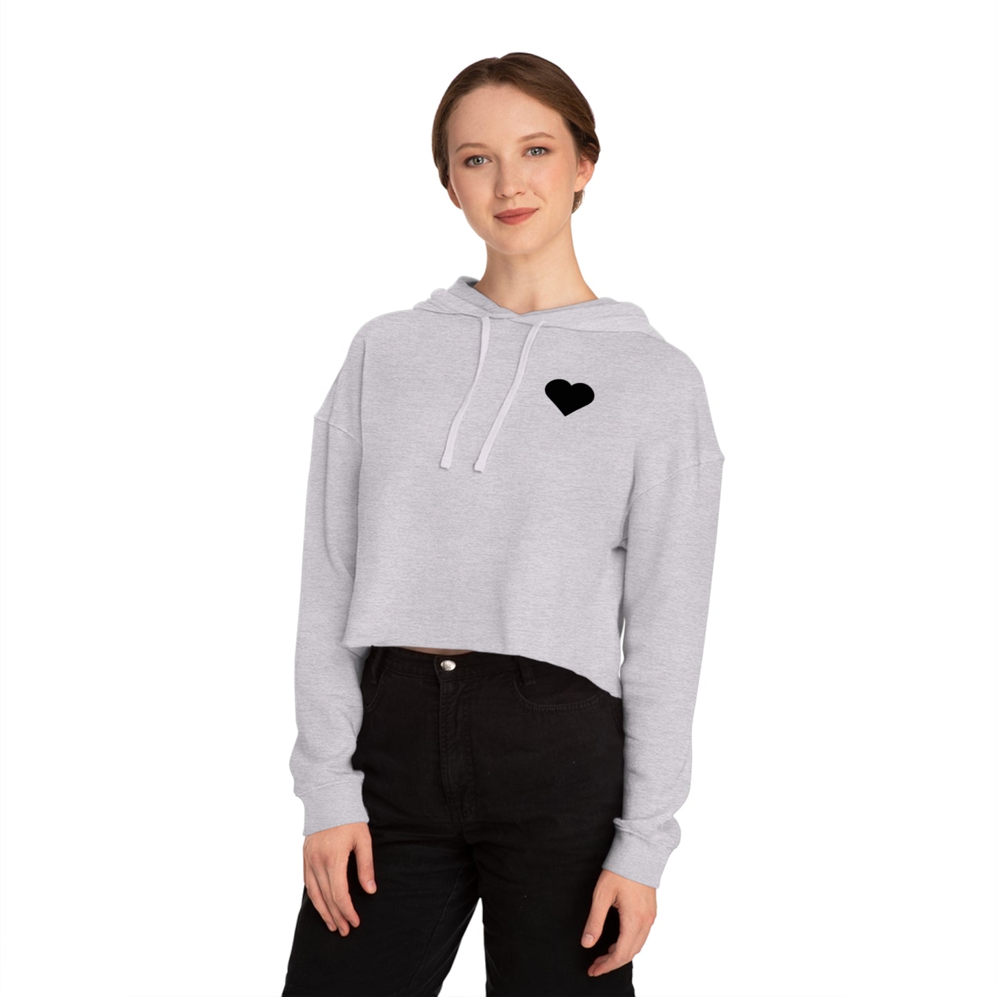 I Love Riding With Friends Women’s Cropped Hooded Sweatshirt