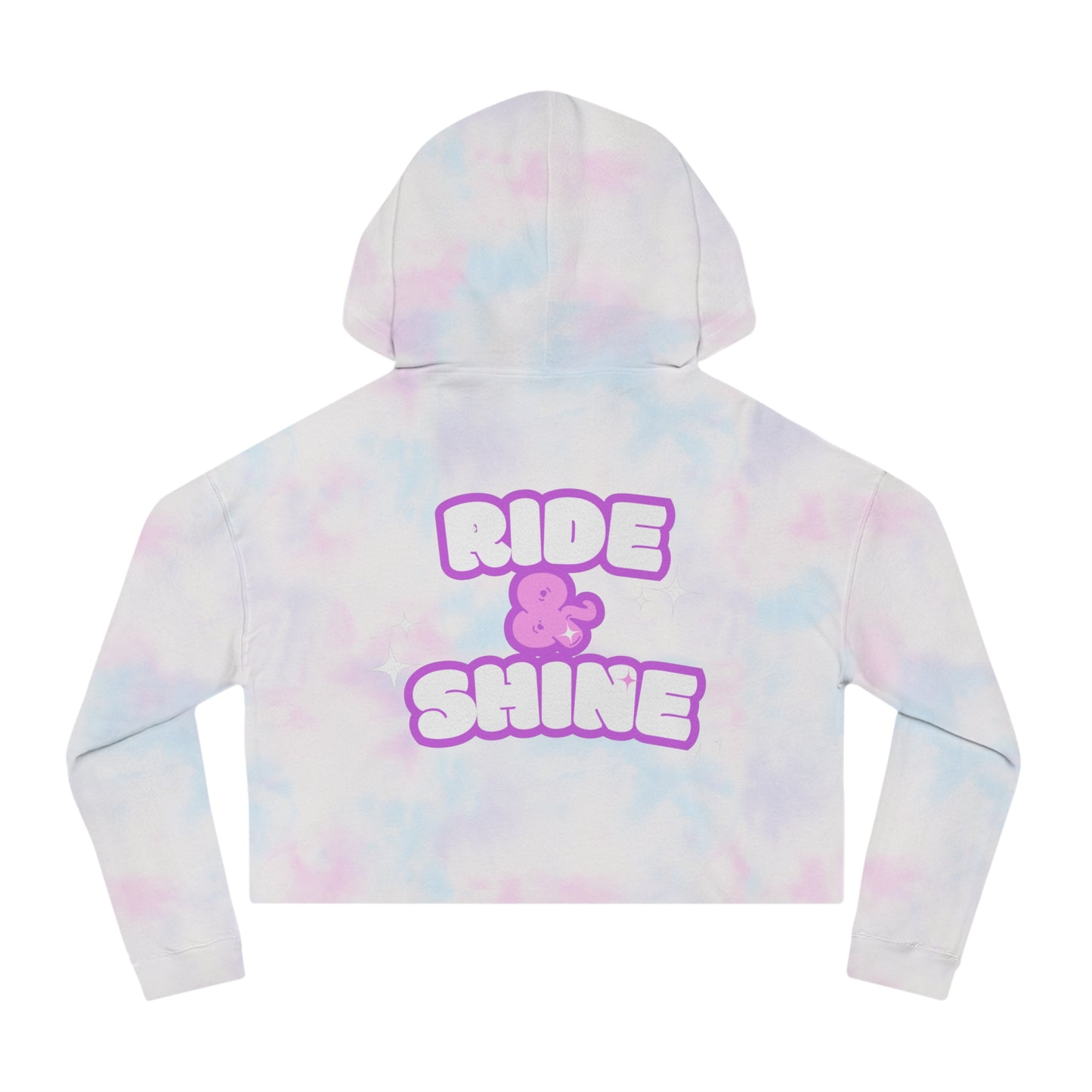 Ride and Shine Kawaii Women’s Cropped Hooded Sweatshirt