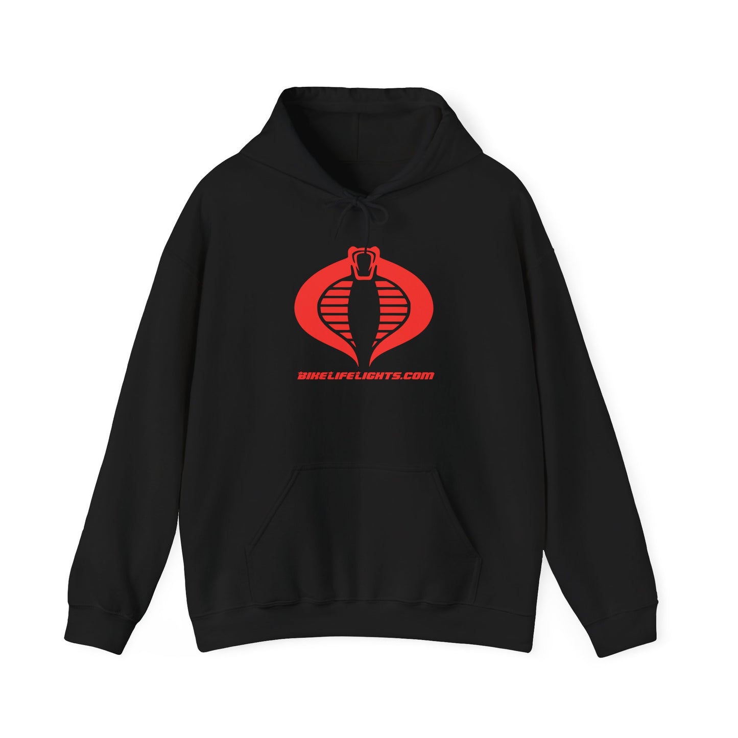 Unisex Heavy Blend™ Hooded Sweatshirt - Bike Life Lights - Cobra!