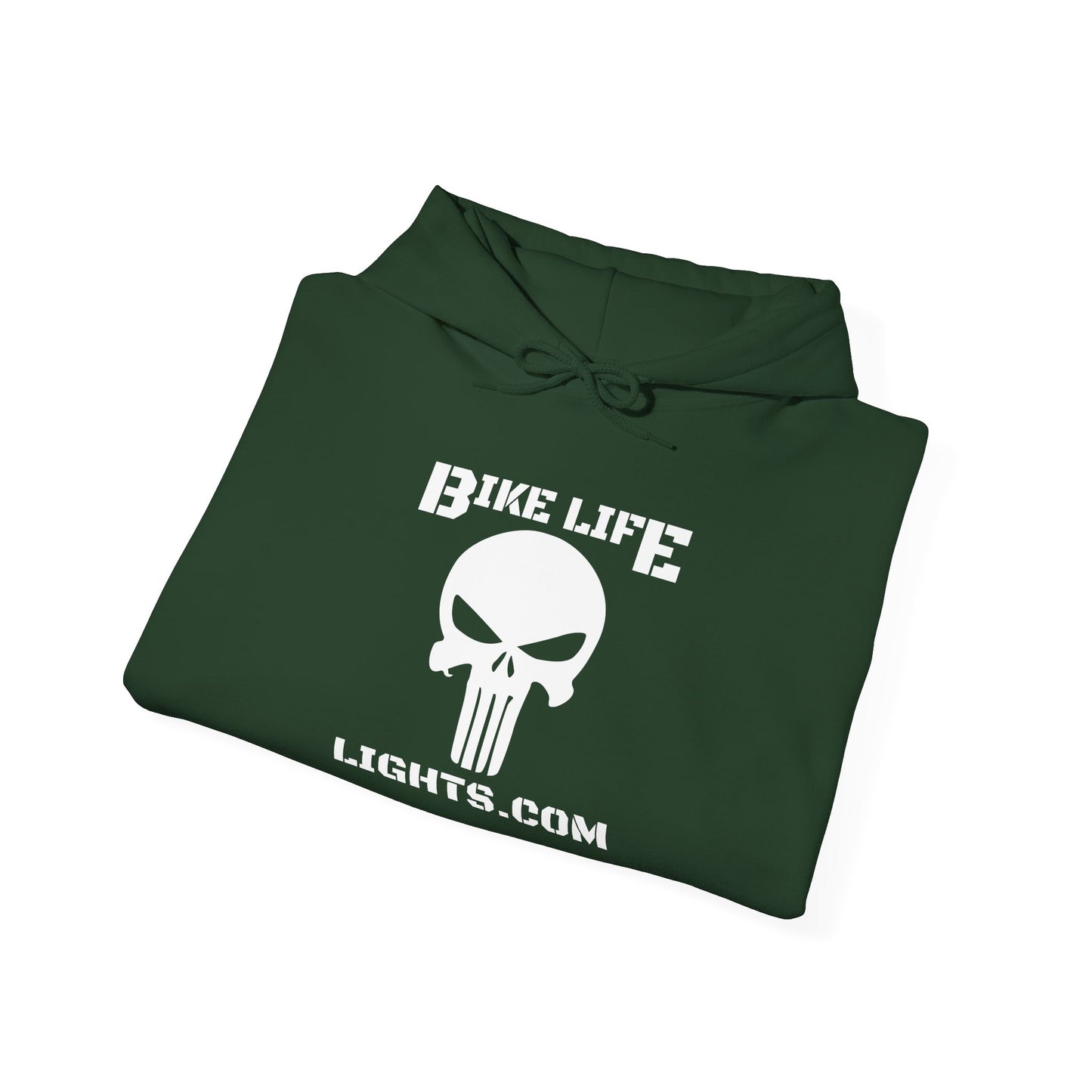 Unisex Heavy Blend™ Hooded Sweatshirt - Bike Life Lights - Punisher!