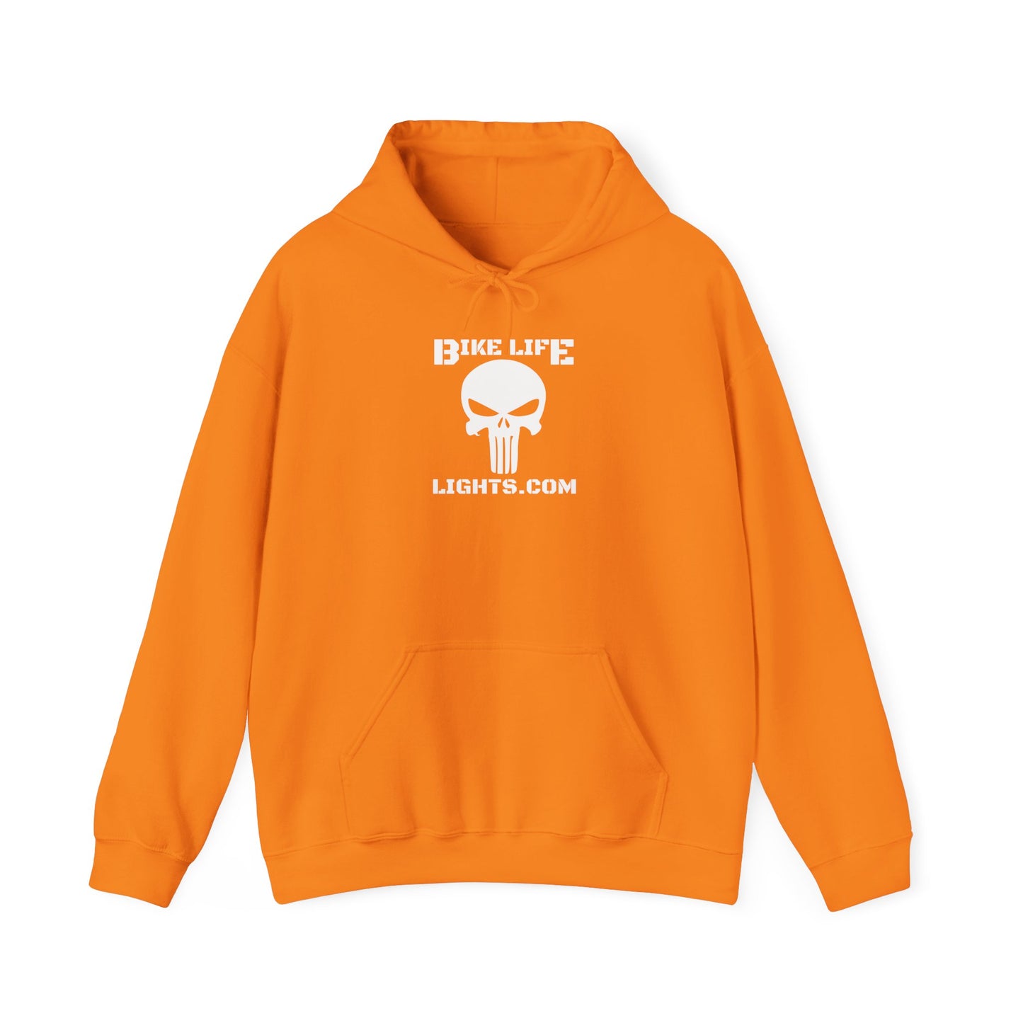 Unisex Heavy Blend™ Hooded Sweatshirt - Bike Life Lights - Punisher!