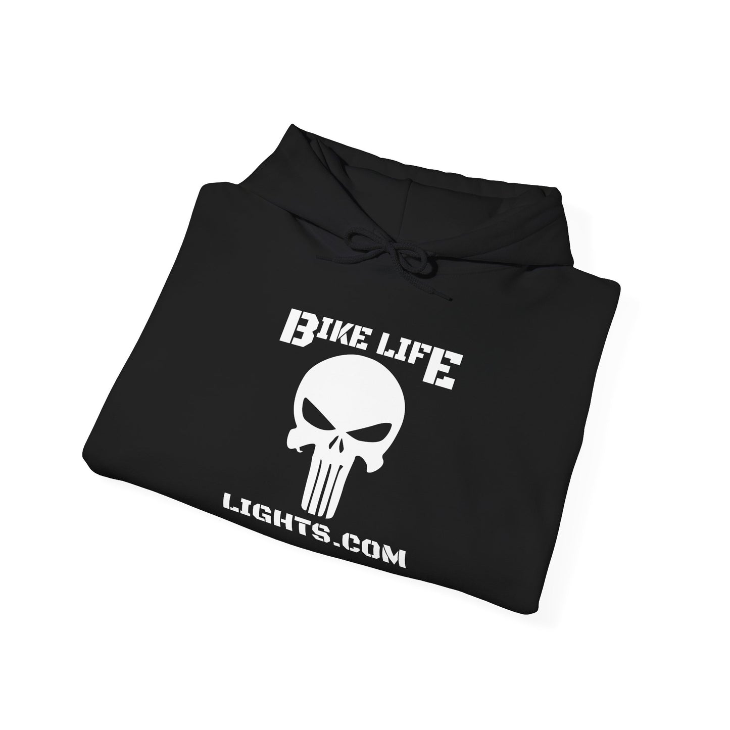 Unisex Heavy Blend™ Hooded Sweatshirt - Bike Life Lights - Punisher!