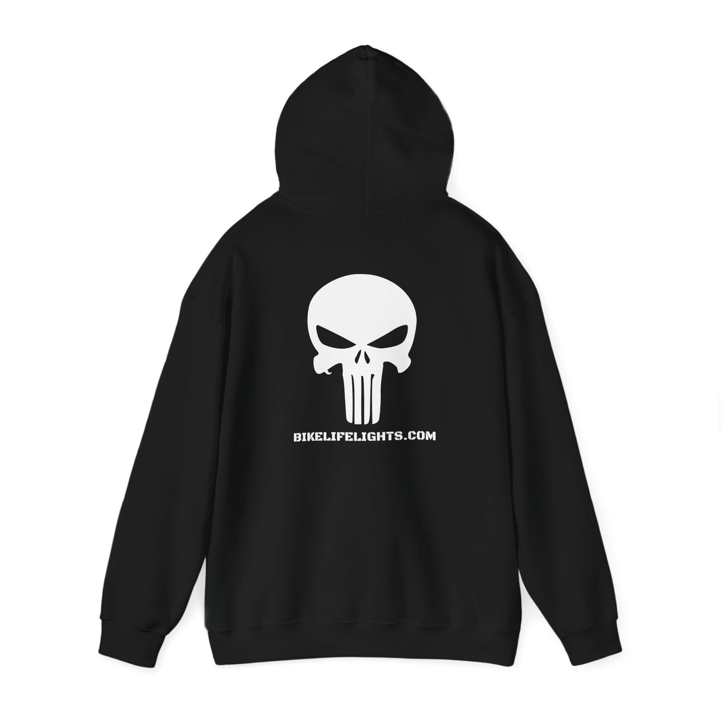 Unisex Heavy Blend™ Hooded Sweatshirt - Bike Life Lights - Punisher!