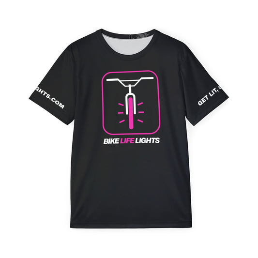 Men's Sports Jersey with Bike Life Lights Design, Cycling Apparel, Outdoor Gear, Unique Gift for Cyclists, Bike Lovers, Casual Wear