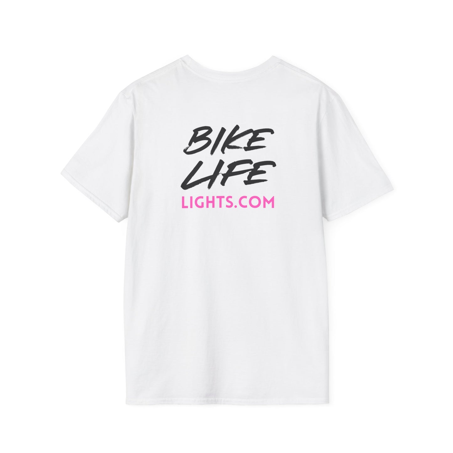 Unisex Softstyle T-Shirt - Bike Life Lights - White