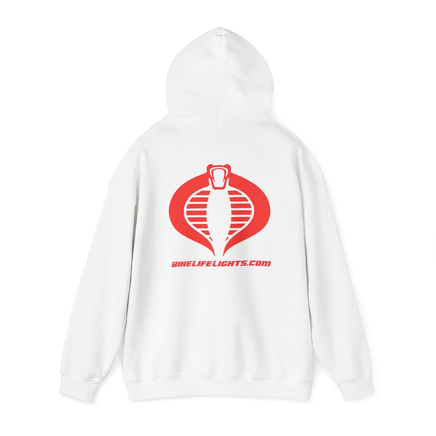 Unisex Heavy Blend™ Hooded Sweatshirt - Bike Life Lights - Cobra!