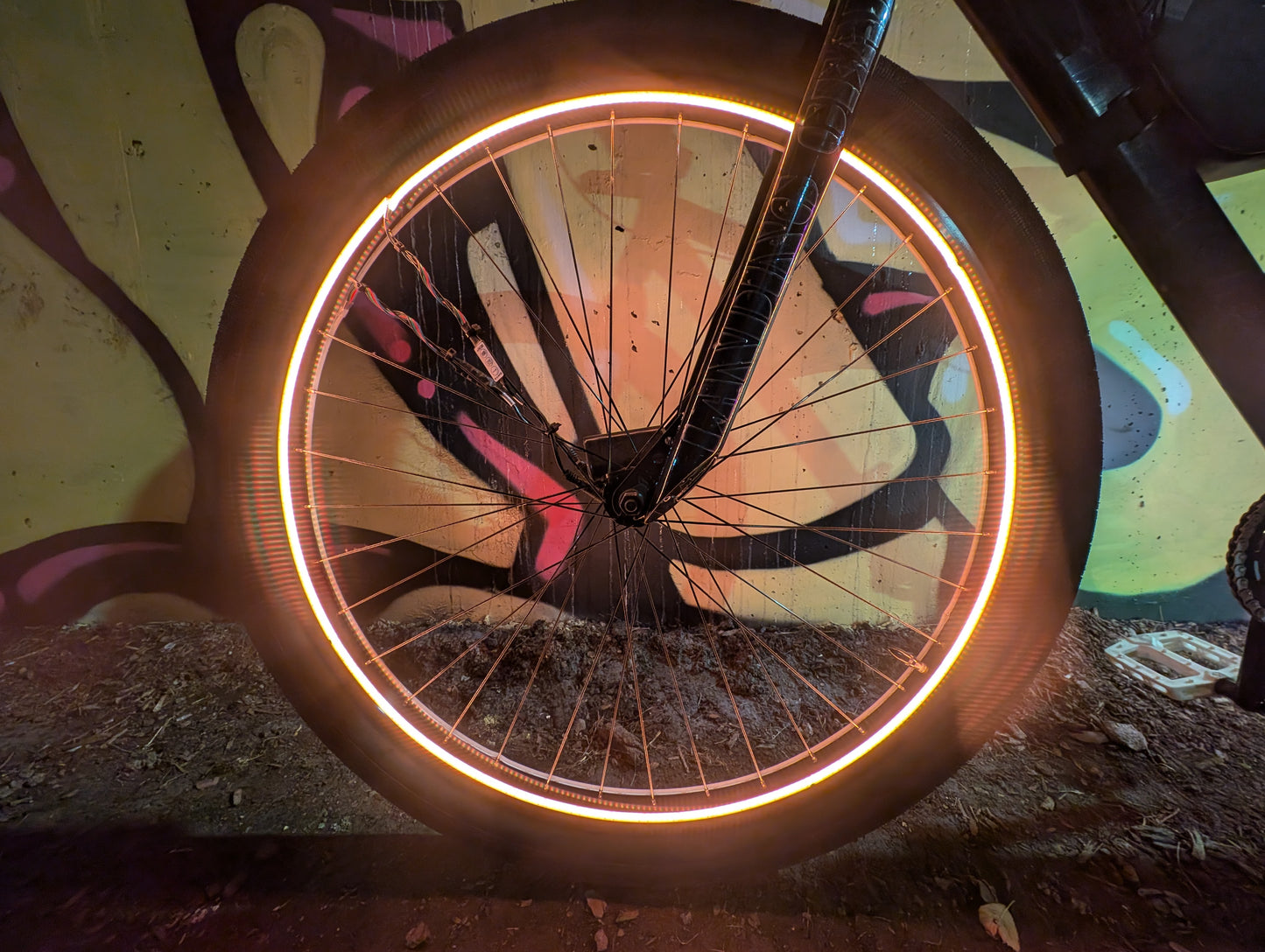 bike light orange